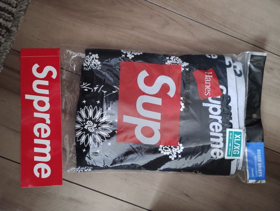 Supreme ボクサーブリーフ 2枚セット XL