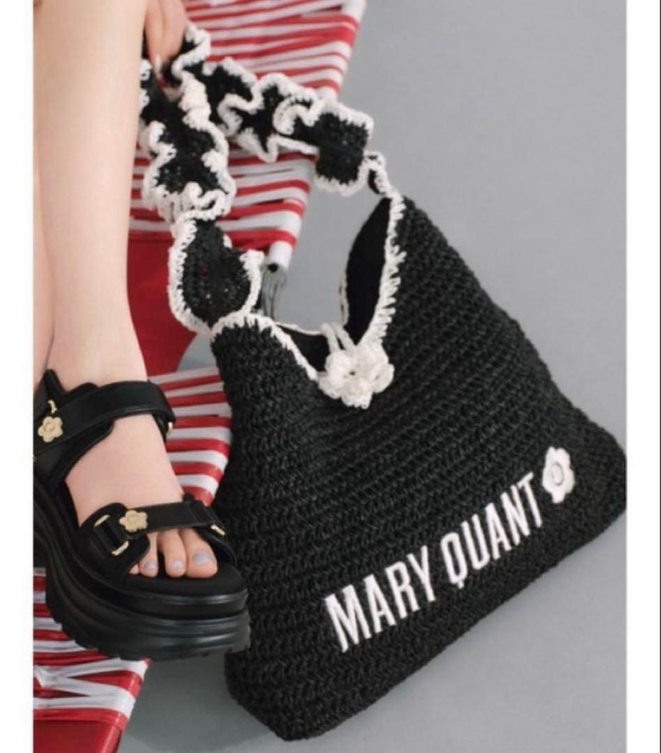 【LILY BROWN×MARY QUANT】ペーパーラウンドフリルバッグ