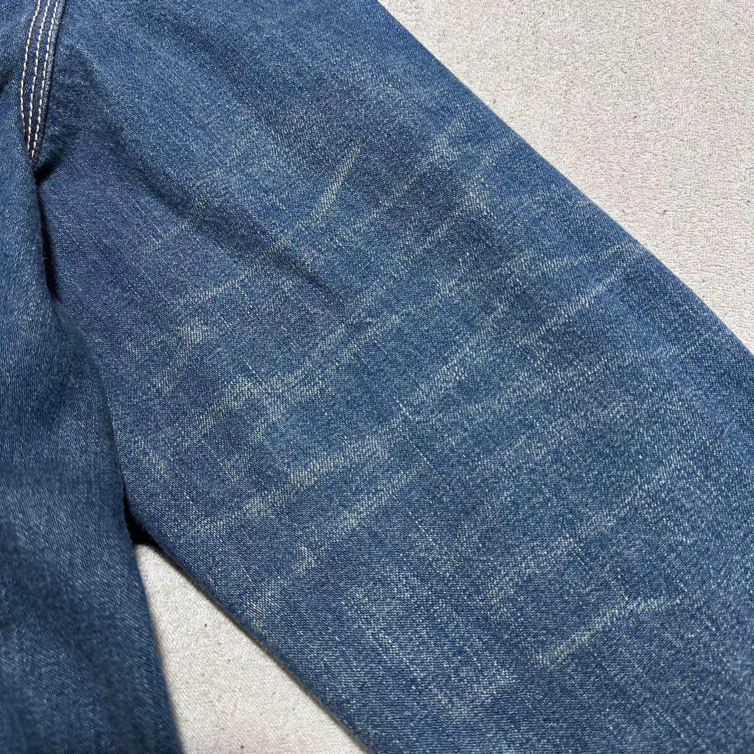 希少✨ハウスタグ　メンズM(38) Lee カバーオール　デニムジャケット　濃紺