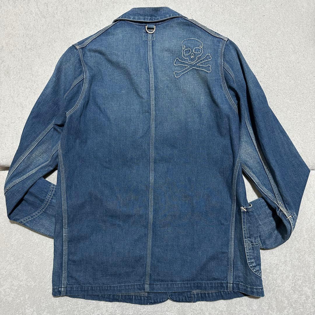 希少✨ハウスタグ　メンズM(38) Lee カバーオール　デニムジャケット　濃紺