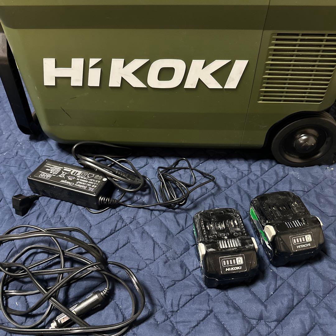 ハイコーキ　冷温庫　UL18DB バッテリー2個付