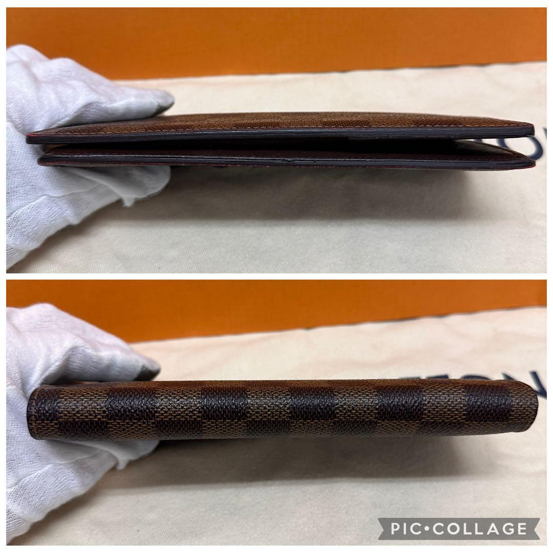 【極美品】ルイヴィトン ダミエ ポルトフォイユ ブラザ 長財布 ウォレット