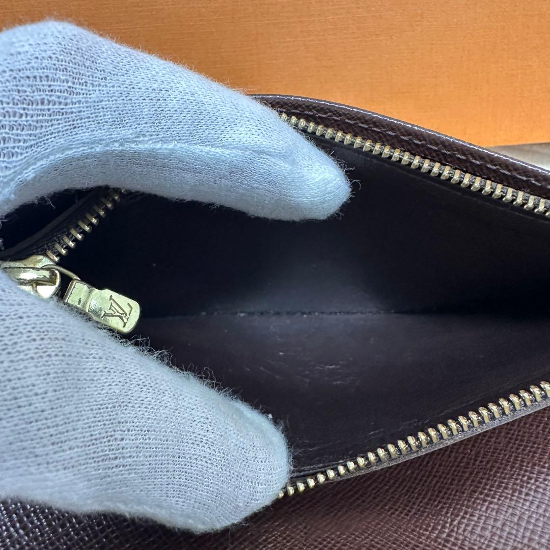 【極美品】ルイヴィトン ダミエ ポルトフォイユ ブラザ 長財布 ウォレット