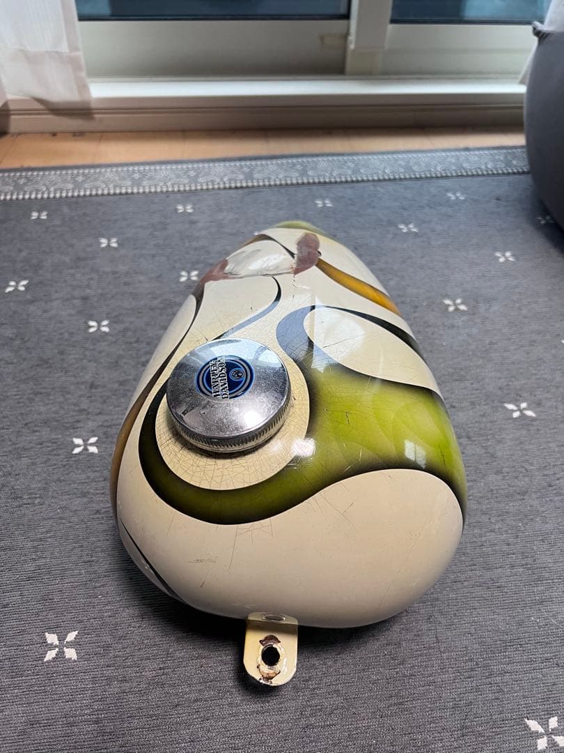 オールドペイント　マスタングタンク　ビンテージ　ショベル　ナックル　パン　エボ