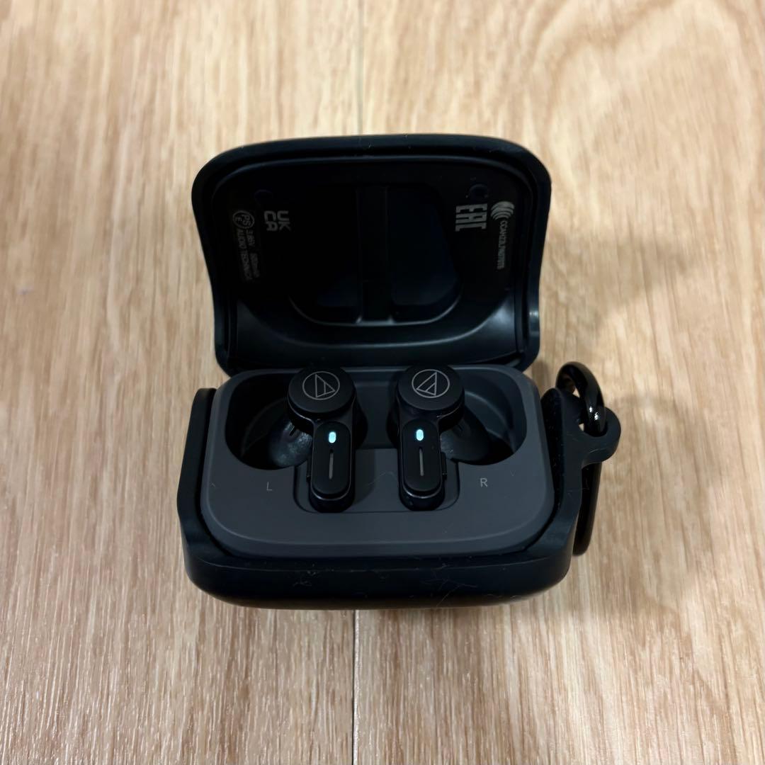 オーディオテクニカ ワイヤレスイヤホン ATH-TWX7 BK アッシュブラック