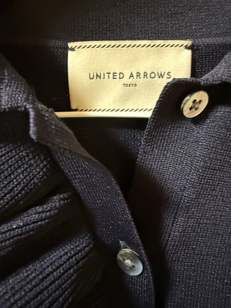 UNITED ARROWS ミニマルフリル ニット 5SL