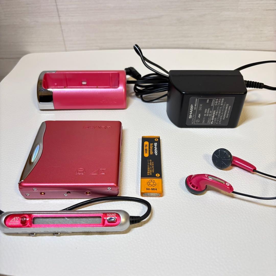 SHARP ポータブルMDプレイヤー　MD-DS55
