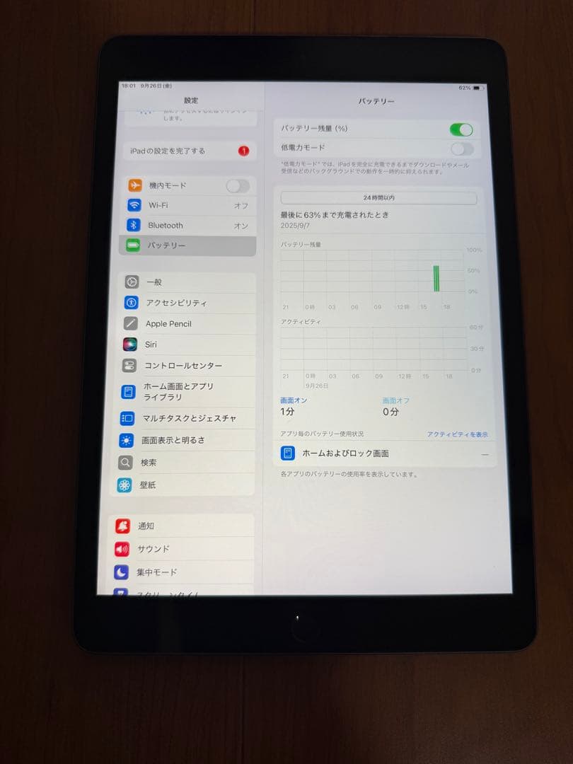 iPad 10.2インチ 7世代 128GB 美品　完動品