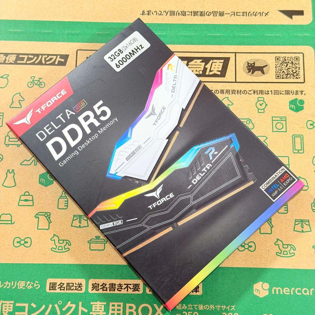 【新品未開封】T-FORCE RGB DDR5-6000 32GB（16GBx2