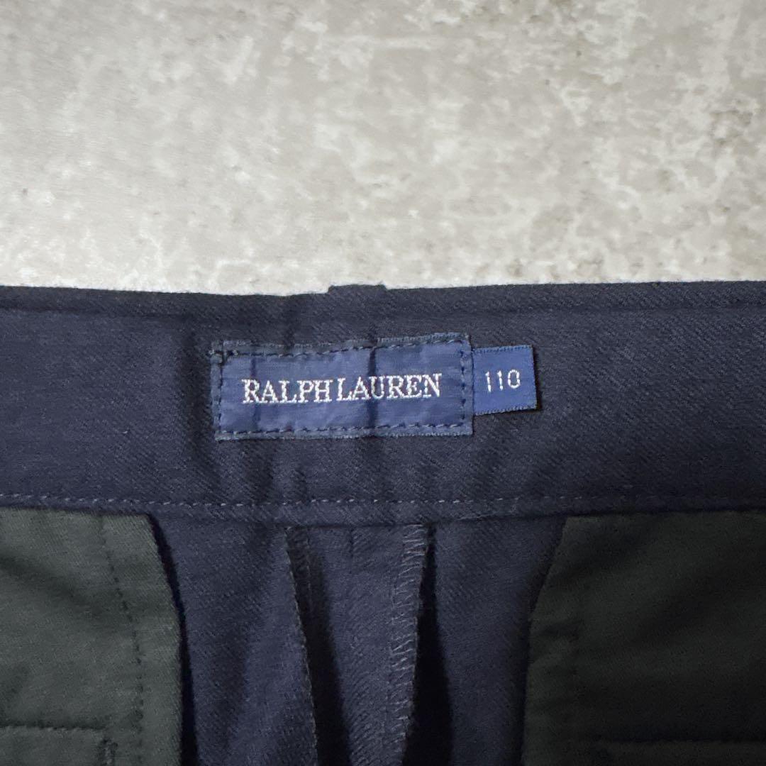 ラルフローレン キッズフォーマル セットアップ ダブル 紺ブレ 金ボタン 115