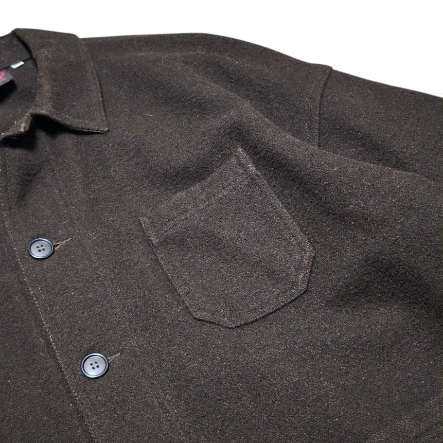 Vetra フランス製 ブラウン ウール カバーオール