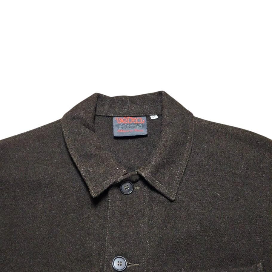 Vetra フランス製 ブラウン ウール カバーオール