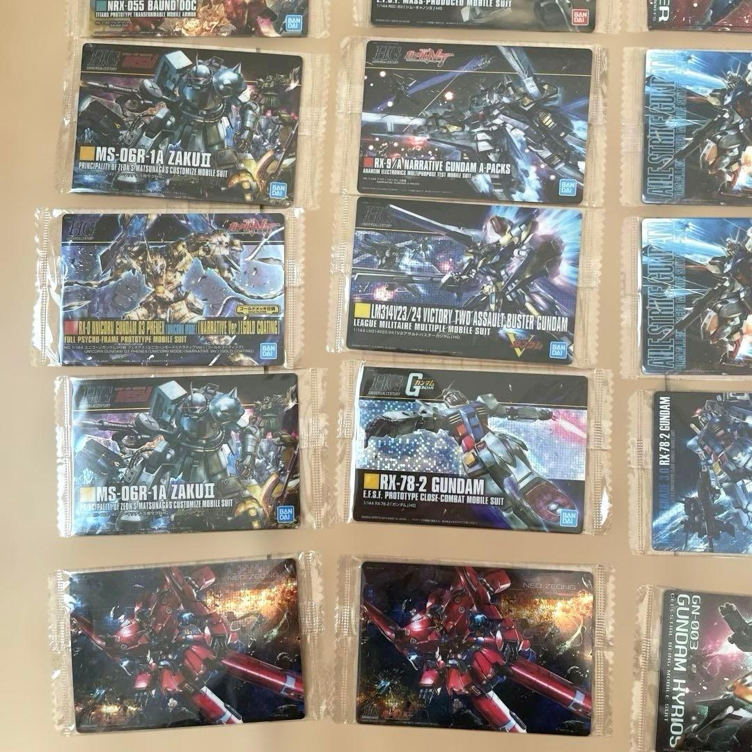 GUNDAM ガンプラ パッケージアートコレクション 74枚まとめ売り。27