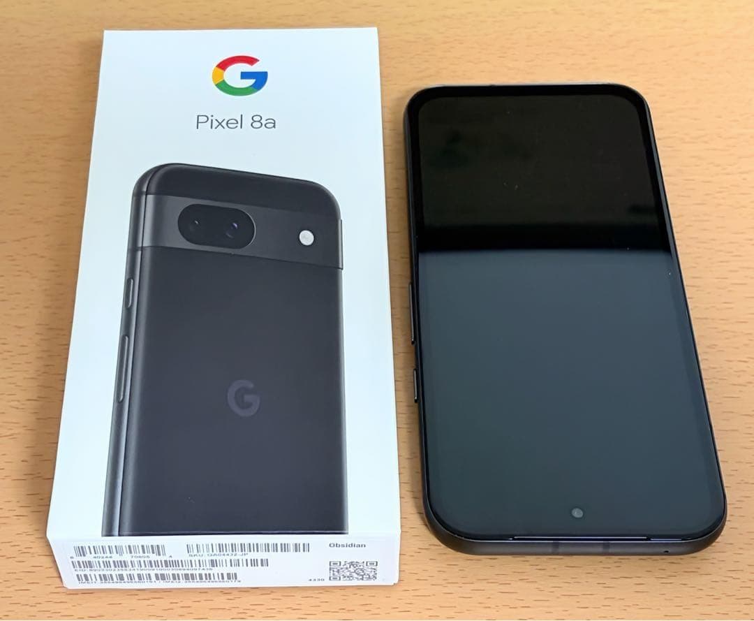 ストア版SIMフリー　Google Pixel8a 128GB Obsidian