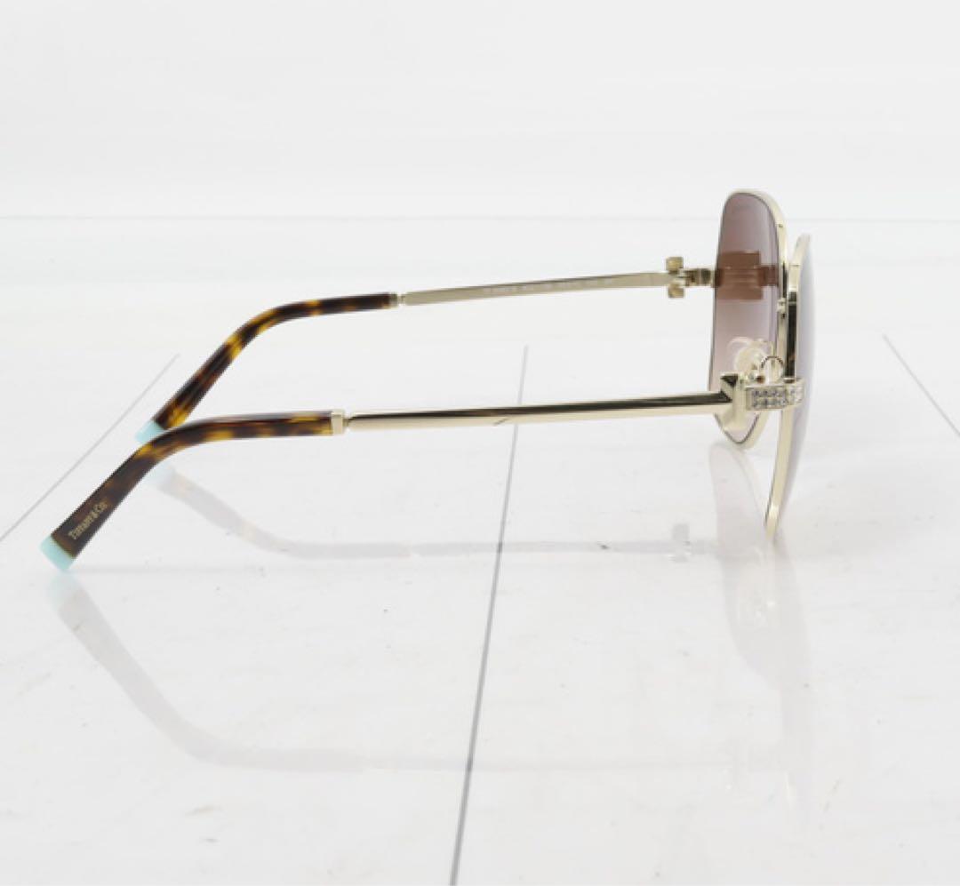 Tiffany & Co. ゴールドスクエアサングラス