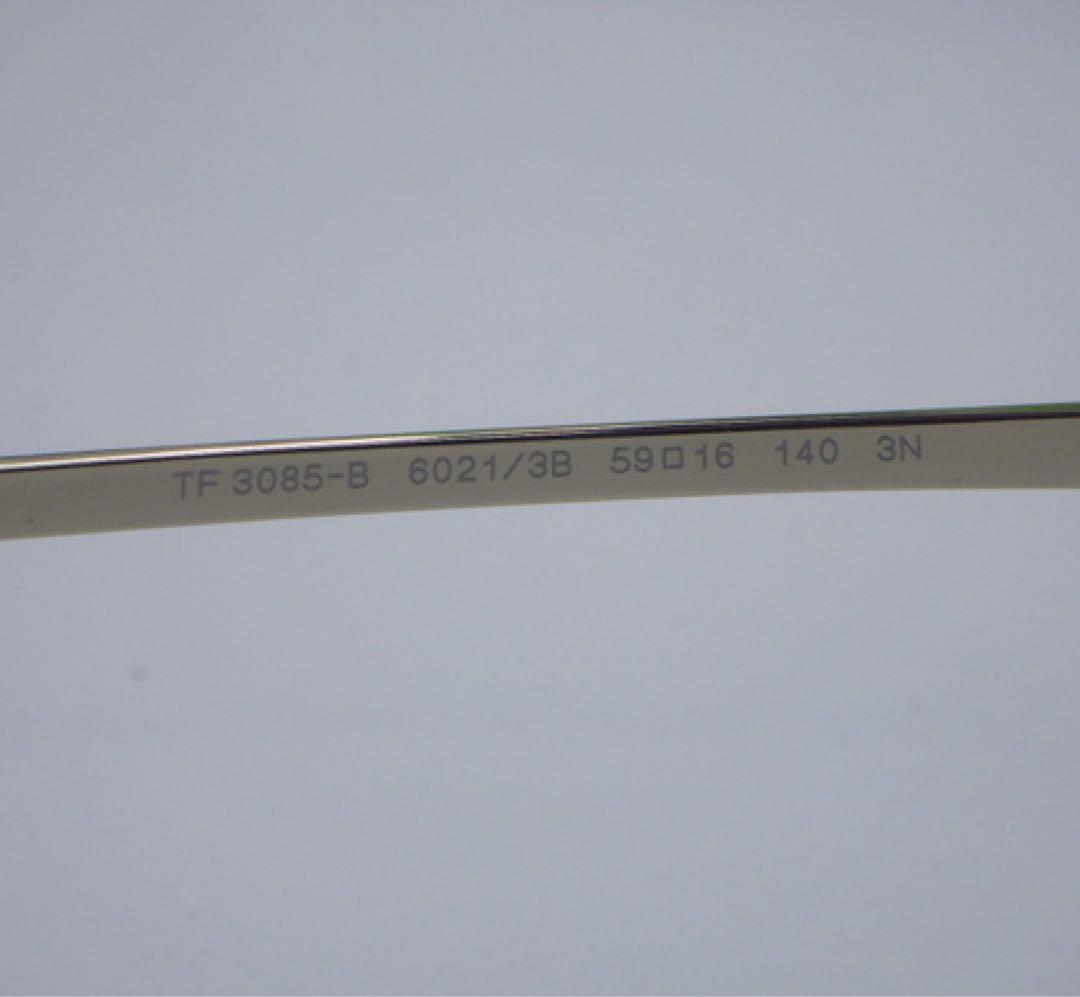 Tiffany & Co. ゴールドスクエアサングラス