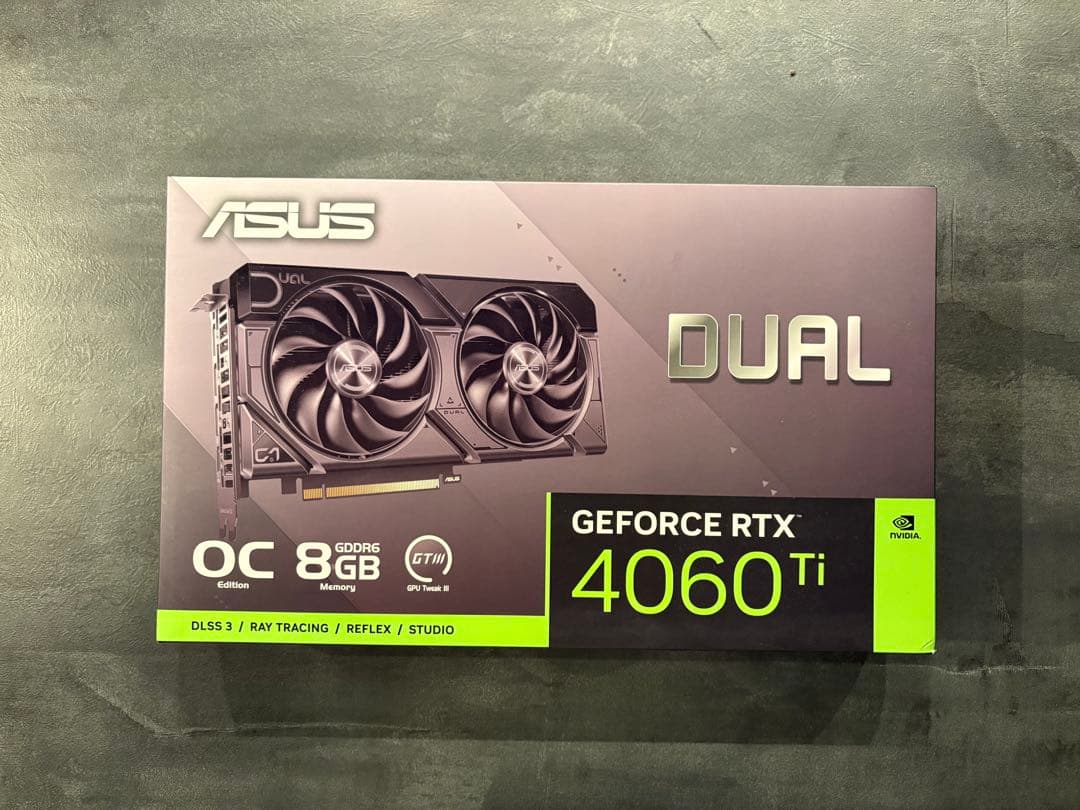 グラフィックボード・グラボ・ビデオカード ASUS GeForce RTX 4060 Ti OC 8GB