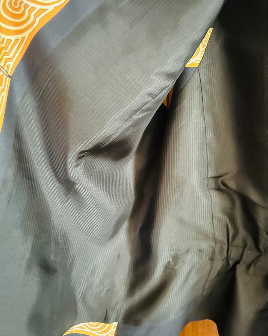 HERMES ジレ　エルメス　ベスト　シルク　マルジェラ　草木柄　ヴィンテージ