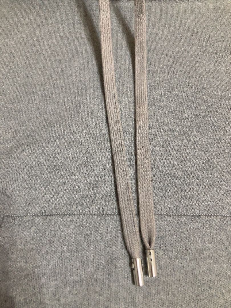 キャバン CABaN コットンカシミヤ パーカー プルオーバー XS グレー