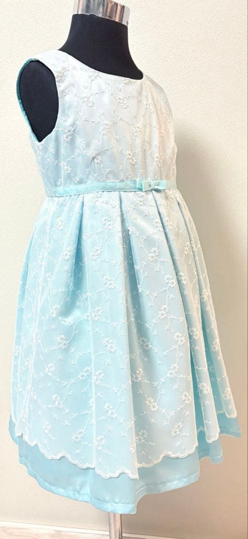 G17新品120ヒロミチナカノ女の子セレモニーアンサンブルワンピース白ボレロ入学