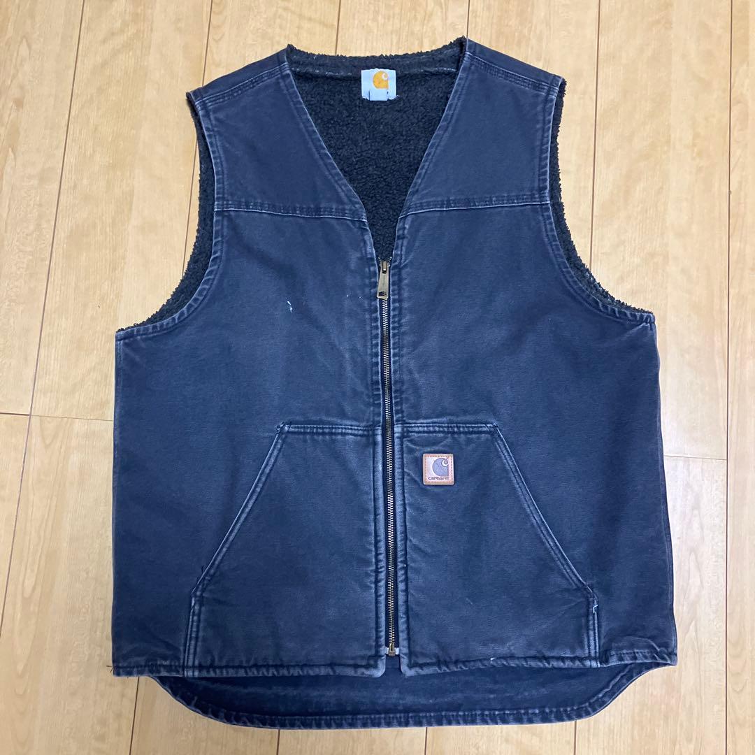 カーハート　フェード　ブラック　ダックベスト