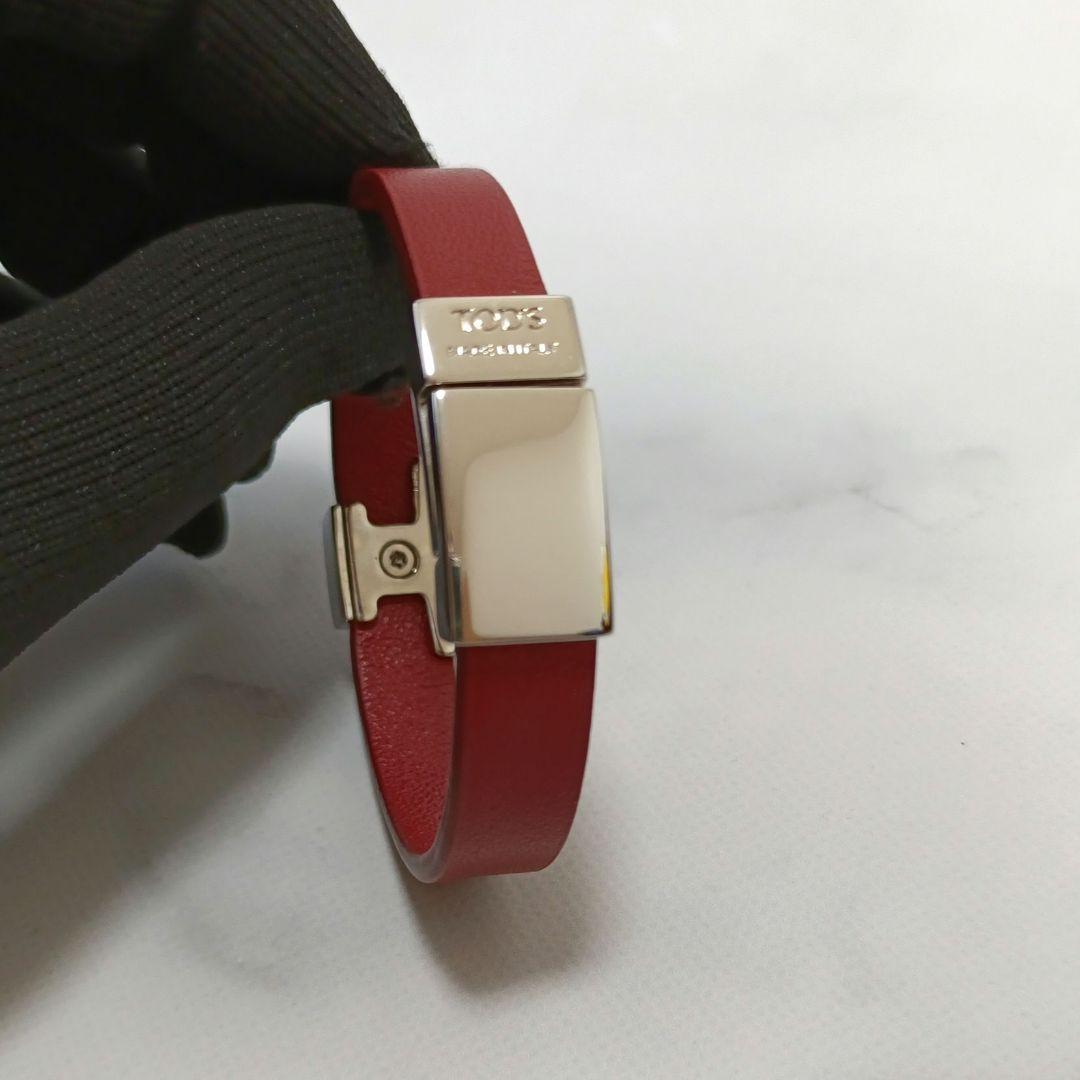 TOD'S トッズ T タイムレス レザーブレスレット