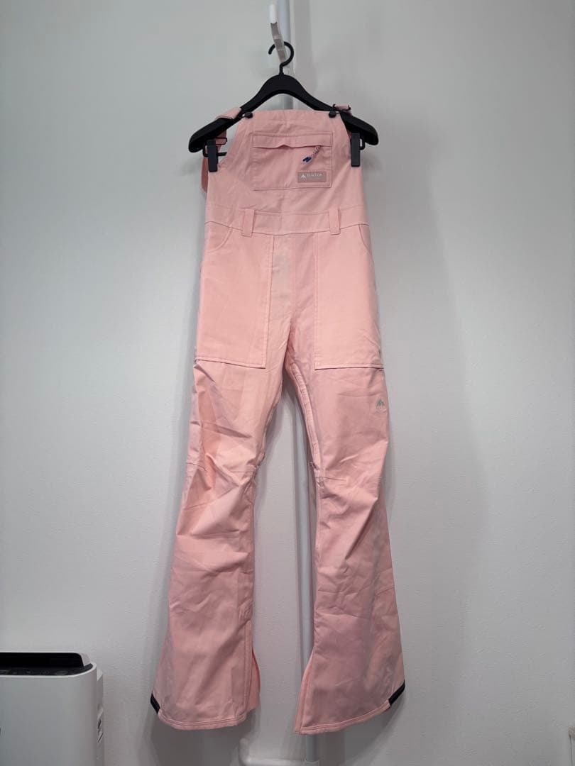 BURTON スノーボードビブパンツ XS ピンク
