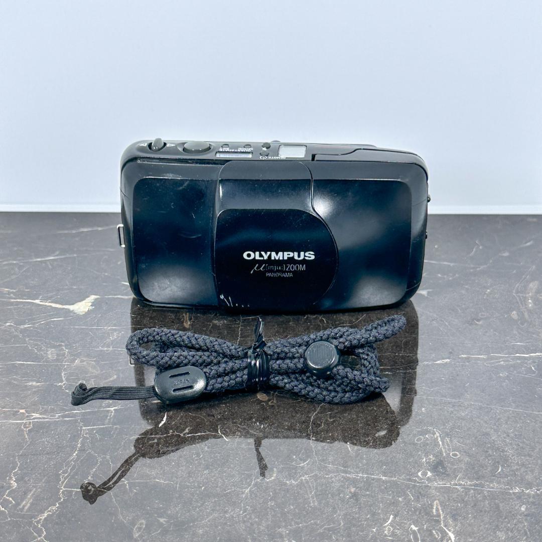 OLYMPUS μ ZOOM PANORAMA コンパクトフィルムカメラ◯