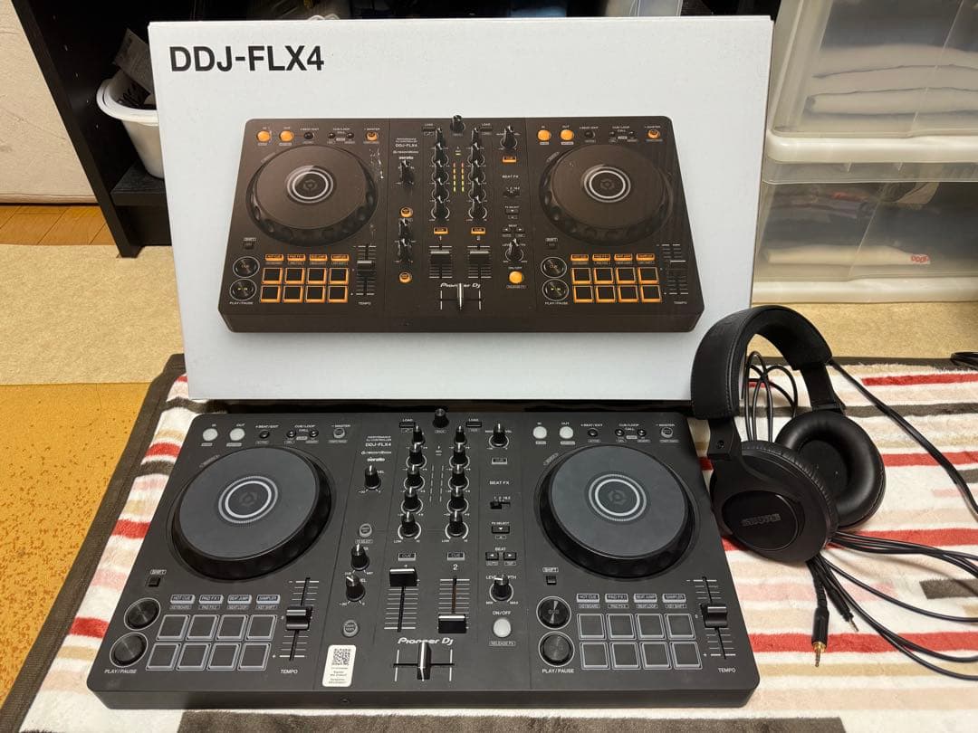 ぽ*ぬ様 DDJ-FLX4 / SHURE SRH440A モニターヘッドホンセ