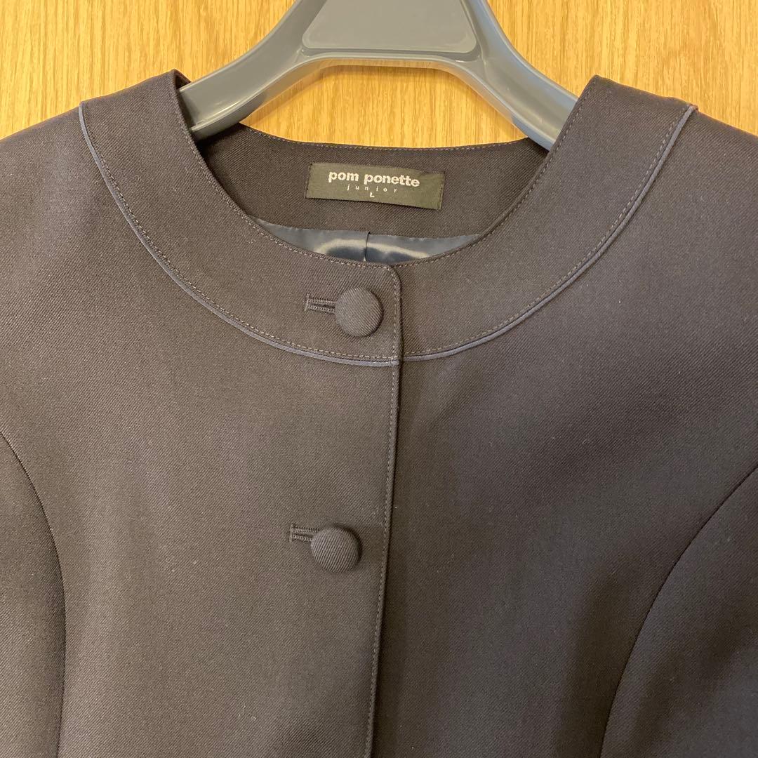 新品　ポンポネット 中学受験 卒服 フォーマルスーツセット160