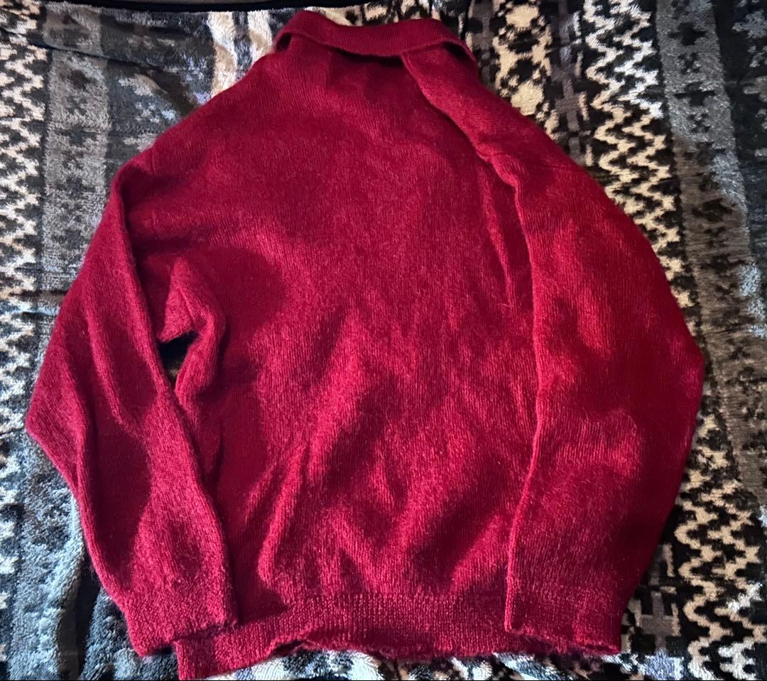 モヘアニットポロ Kid Mohair Knit Polo for +81別注