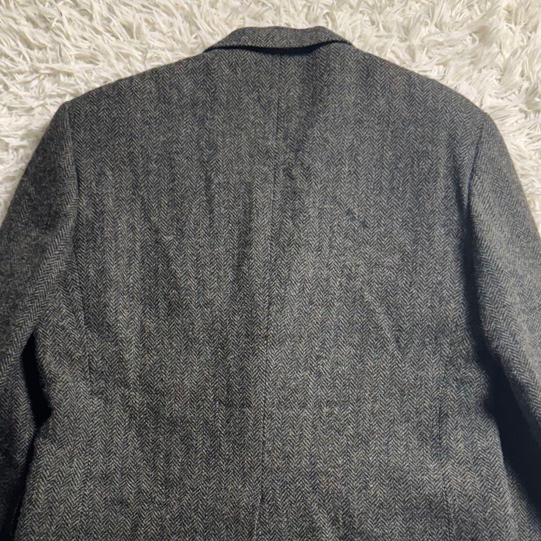 ハリスツイード 丸善 ヘリンボーン テーラードジャケット A7 L〜XL相当
