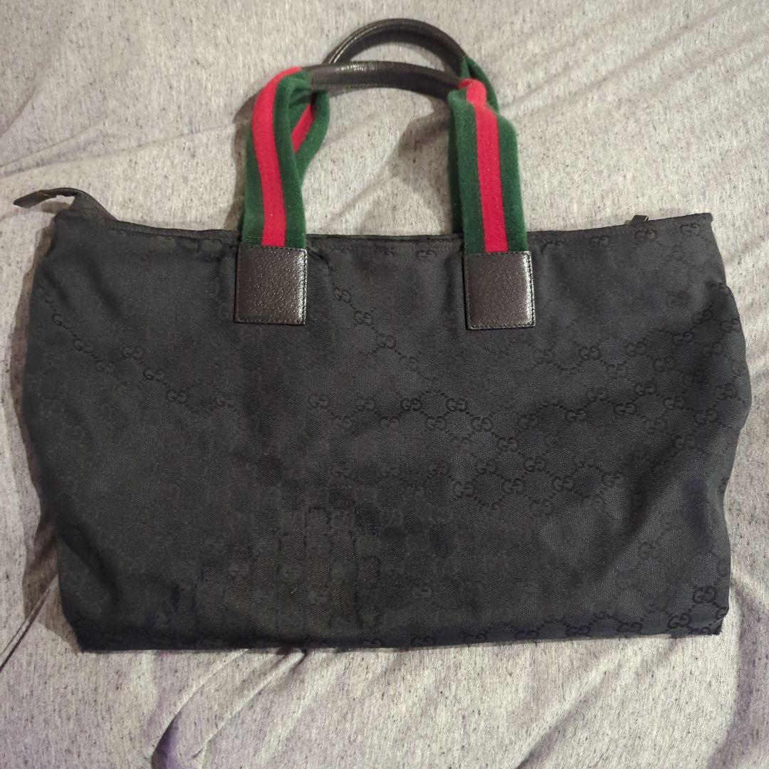 グッチ GGキャンバス シェリーライン マザーズバッグ 155524