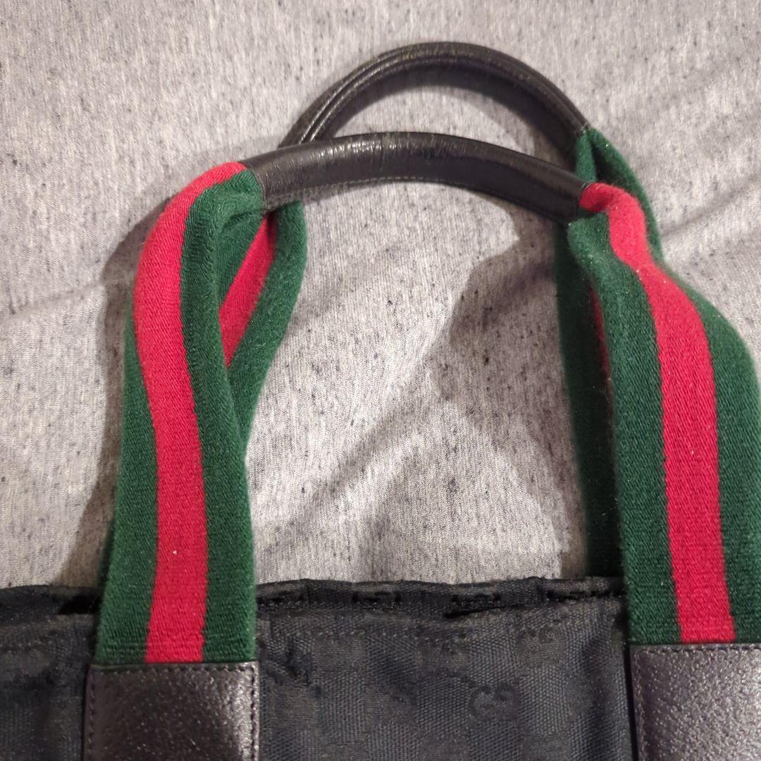 グッチ GGキャンバス シェリーライン マザーズバッグ 155524