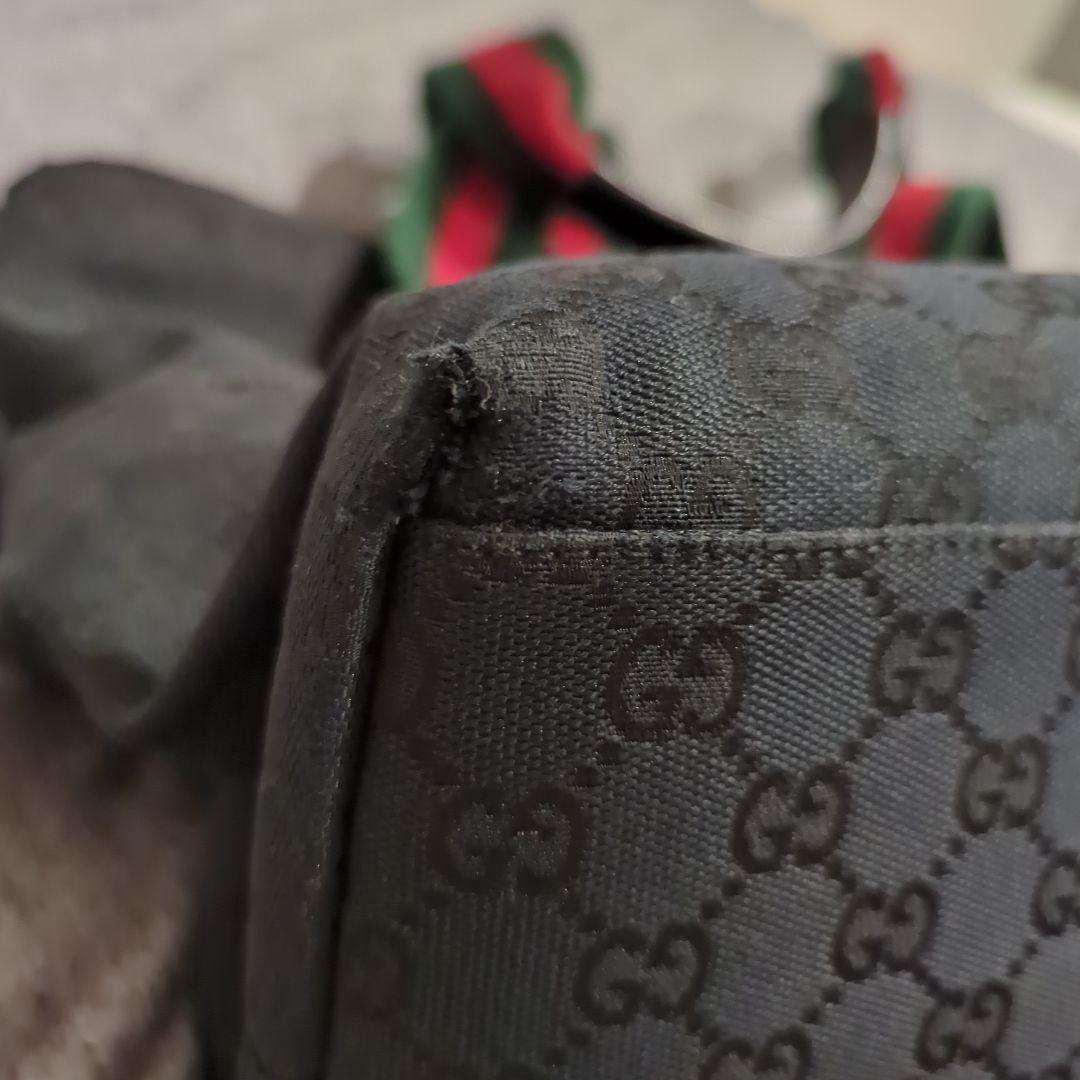 グッチ GGキャンバス シェリーライン マザーズバッグ 155524