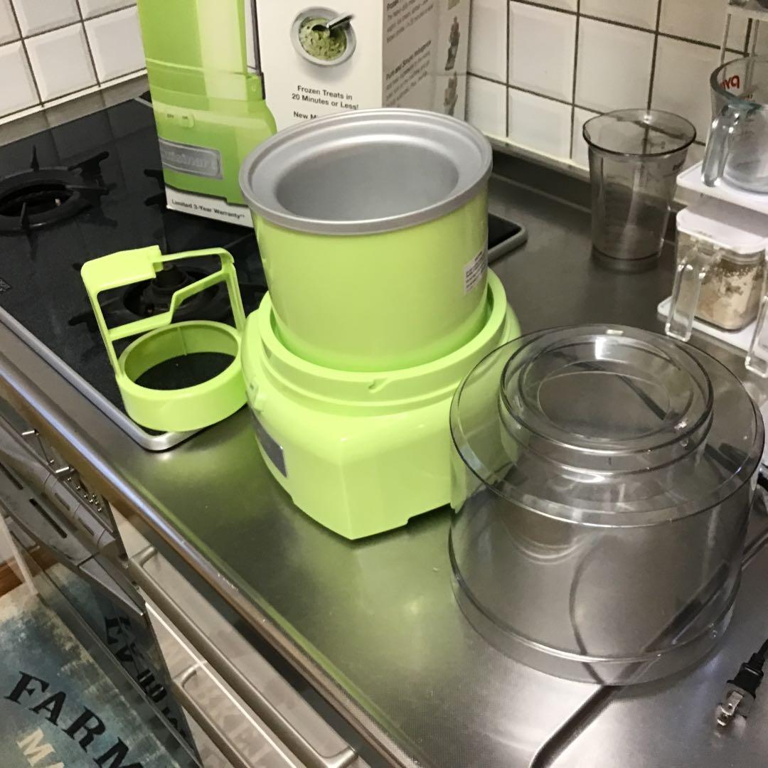 Cuisinart アイスクリームメーカー ライトグリーン 箱付き