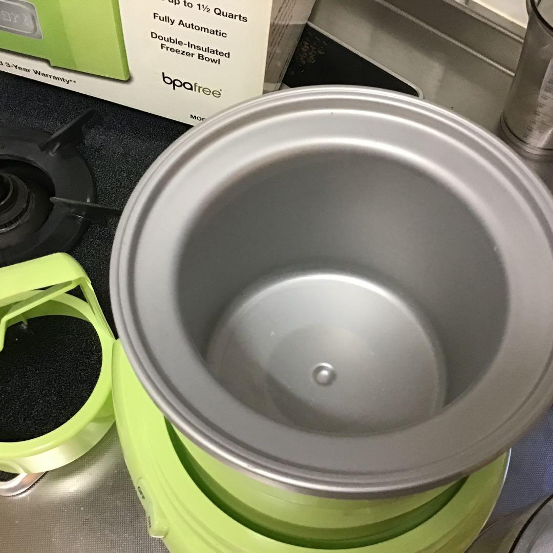 Cuisinart アイスクリームメーカー ライトグリーン 箱付き