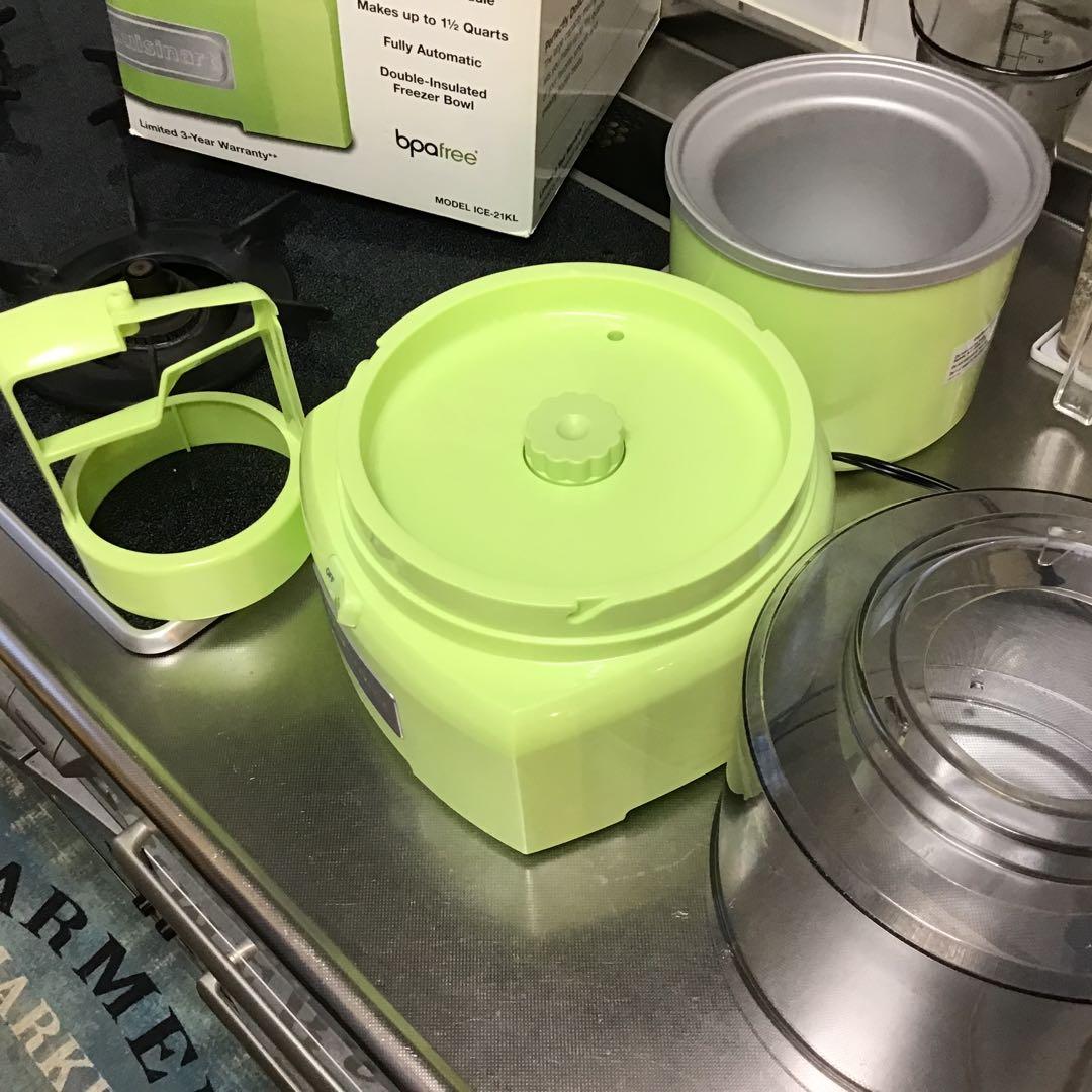 Cuisinart アイスクリームメーカー ライトグリーン 箱付き