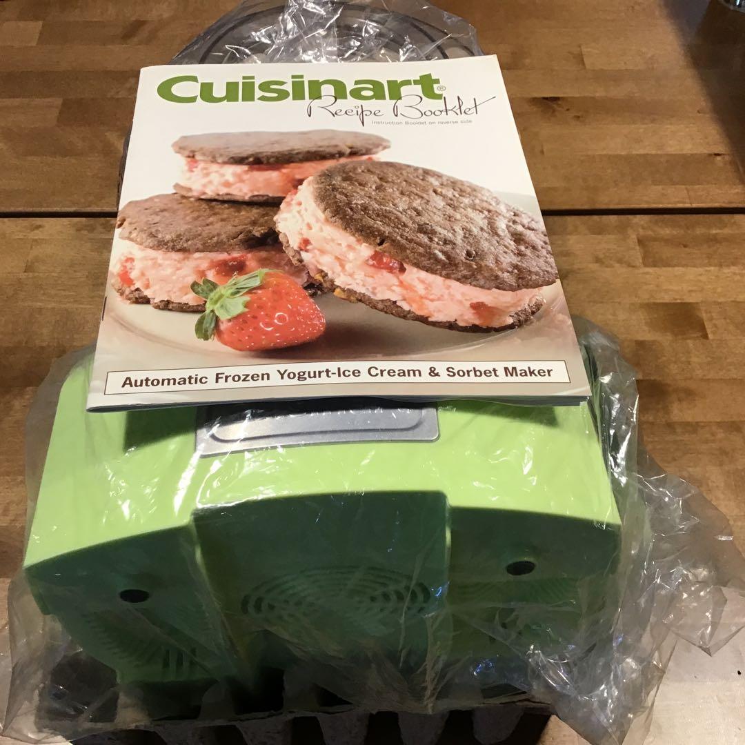 Cuisinart アイスクリームメーカー ライトグリーン 箱付き