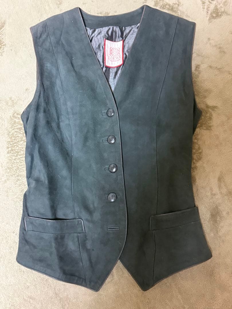 M3 LOEWE スエードベスト SIZE42 グレー