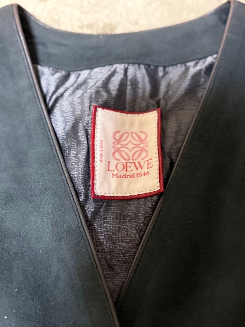 M3 LOEWE スエードベスト SIZE42 グレー