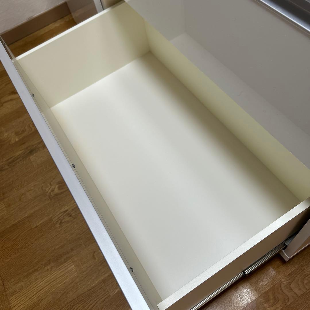 パモウナ　キッチンカウンター キャスター付き