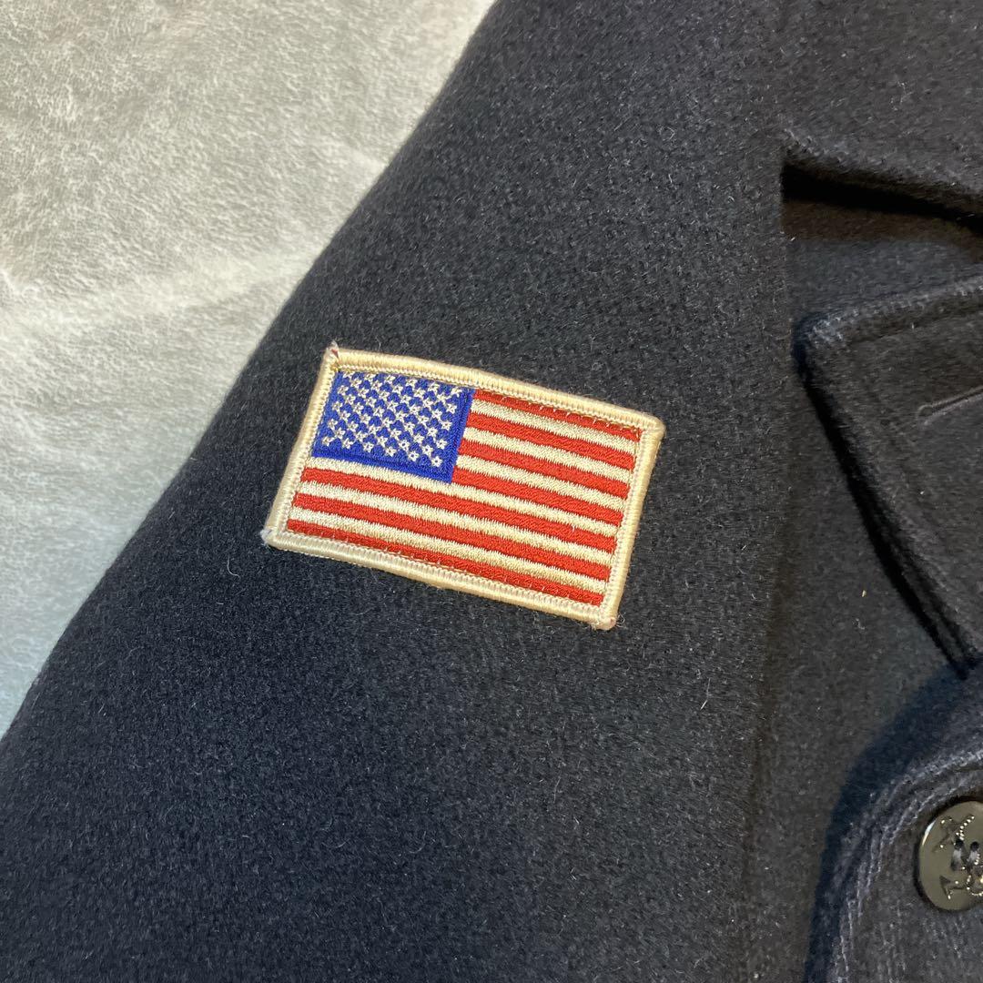 【希少】Schott ウール ピーコート 740N ワッペン USA製 38 L