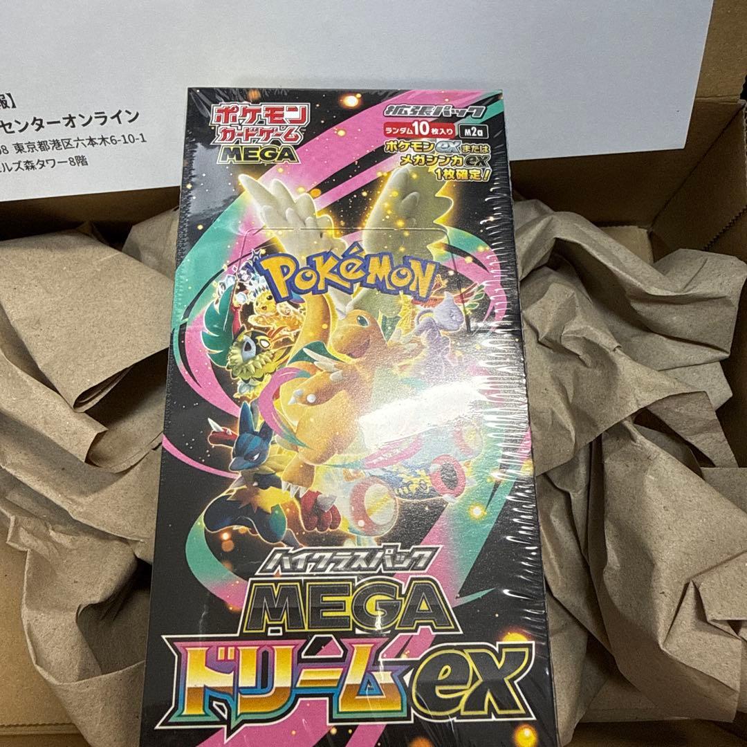 【シュリンク付き】ポケモンカードゲーム MEGA ドリームEX 1box