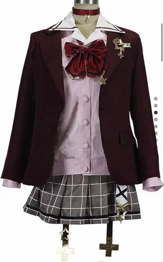 にじさんじ　星川サラ　コスプレ 制服 ウィッグ付き 靴なし