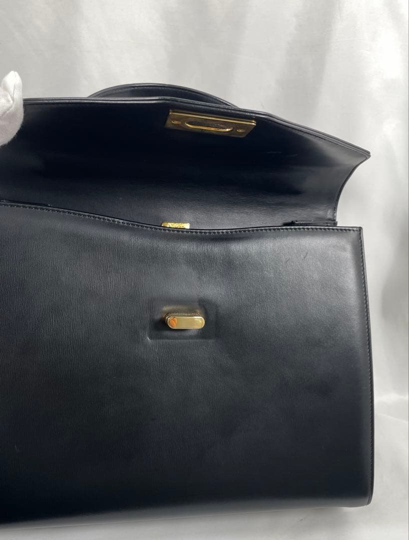 美品 HAMANO 濱野 ハマノ フォーマルバッグ トップハンドル レザー