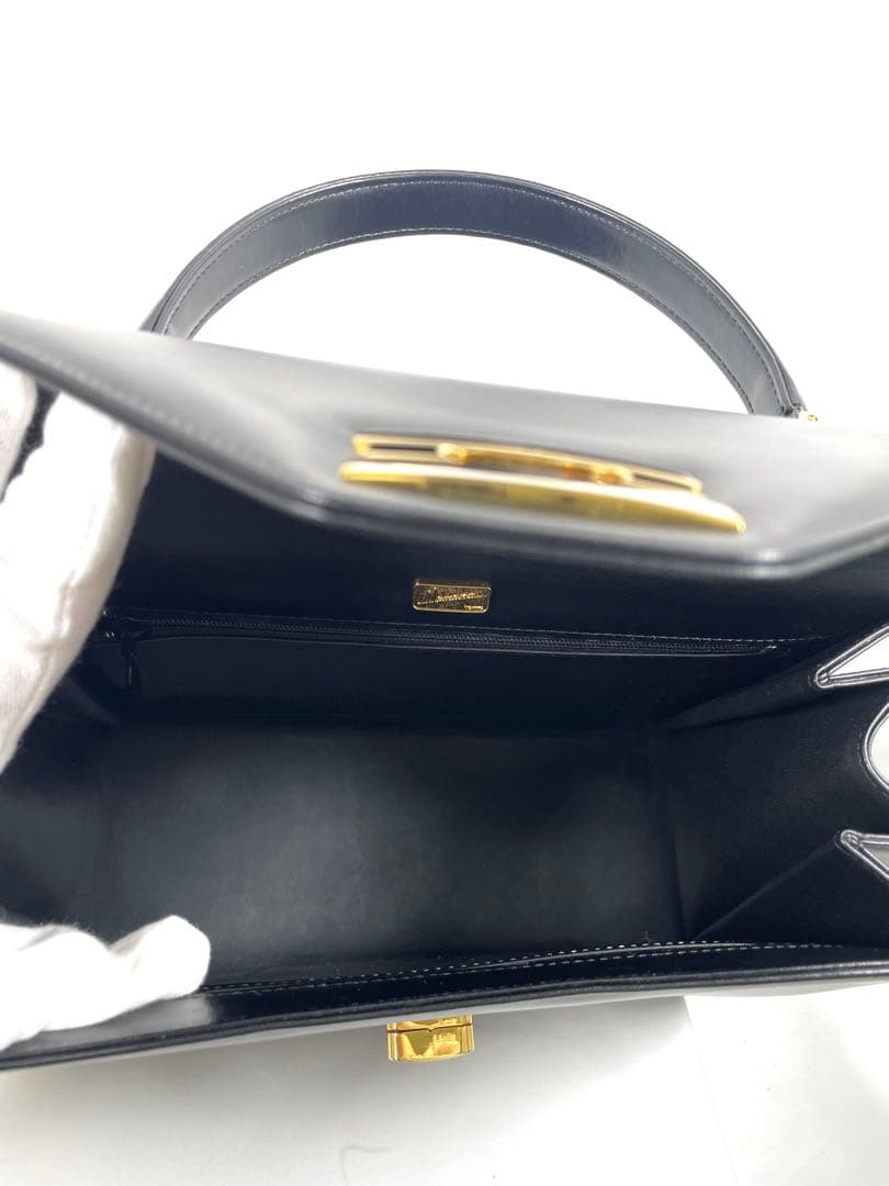 美品 HAMANO 濱野 ハマノ フォーマルバッグ トップハンドル レザー