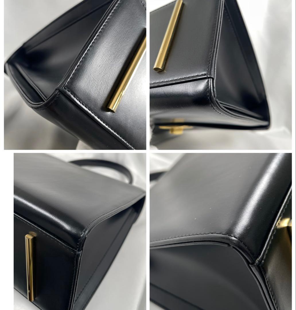 美品 HAMANO 濱野 ハマノ フォーマルバッグ トップハンドル レザー