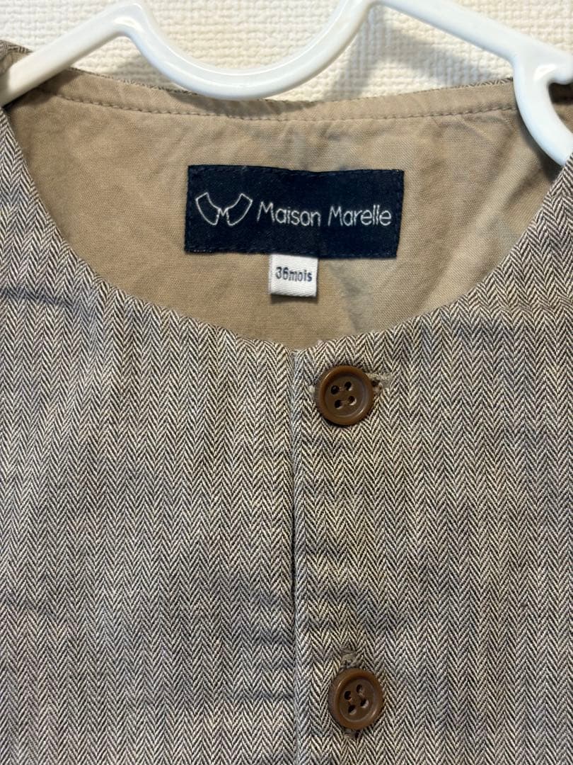 メゾンマレル maison marelle ロンパース 36m