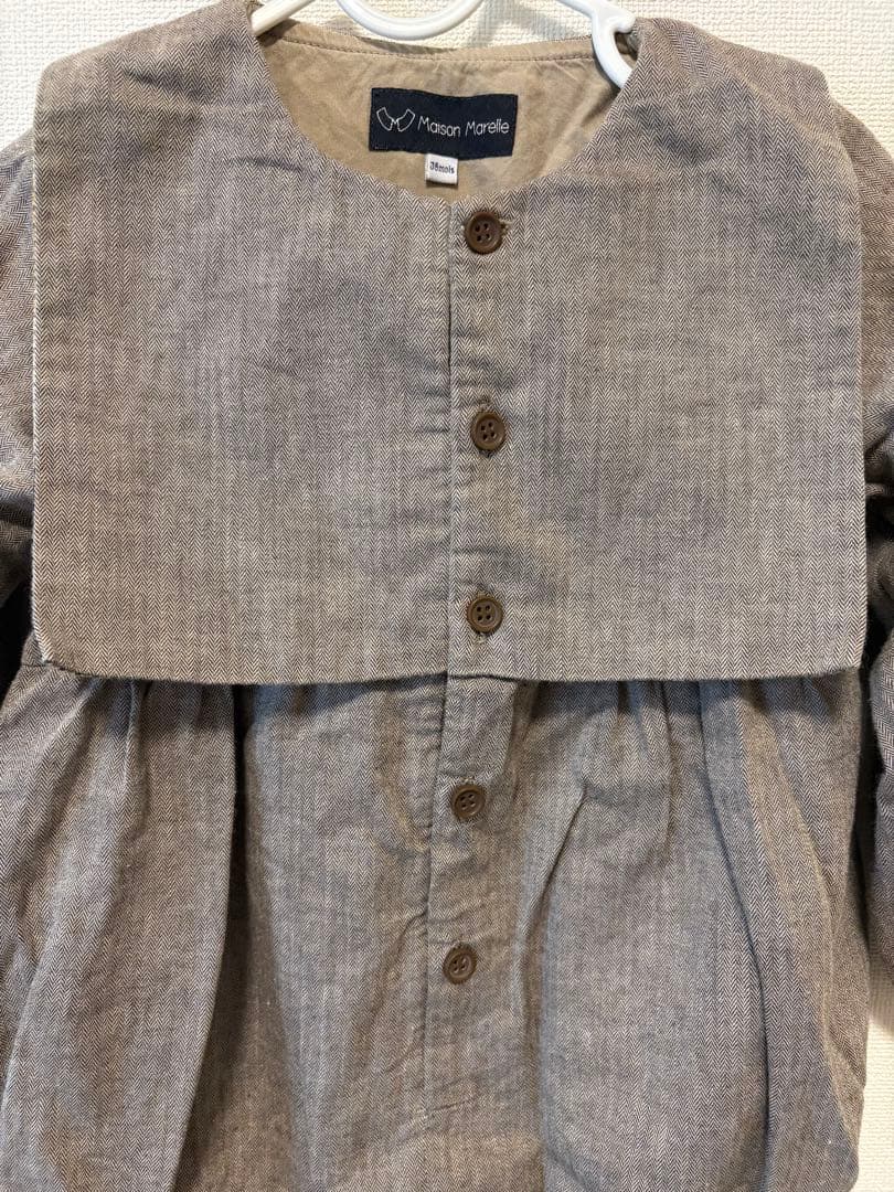 メゾンマレル maison marelle ロンパース 36m